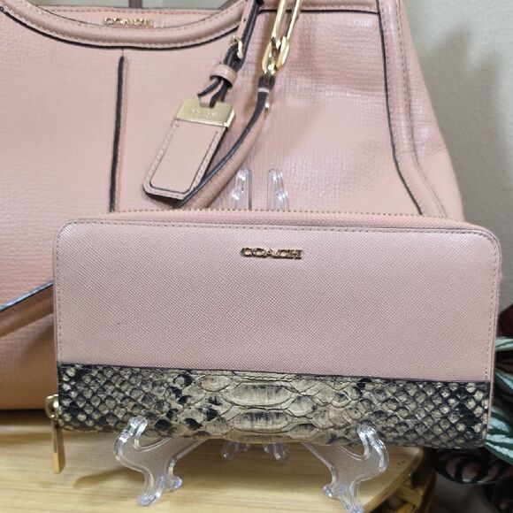 Coach Madison Pinnacle Caroline Satchel and Wallet Set - Picture 2 of 15